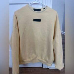 Essentials Fear Of God yellow Sweatshirt